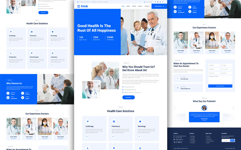 clinic-website-template